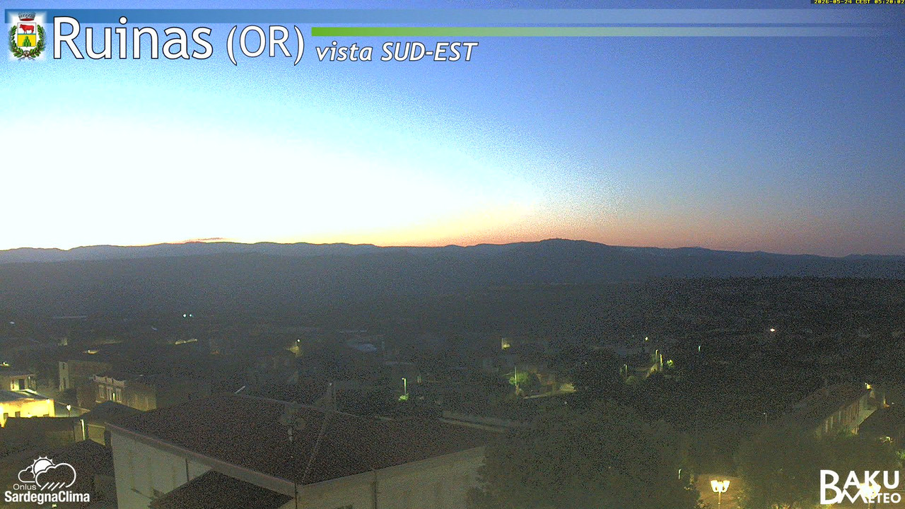 time-lapse frame, Ruinas SE webcam