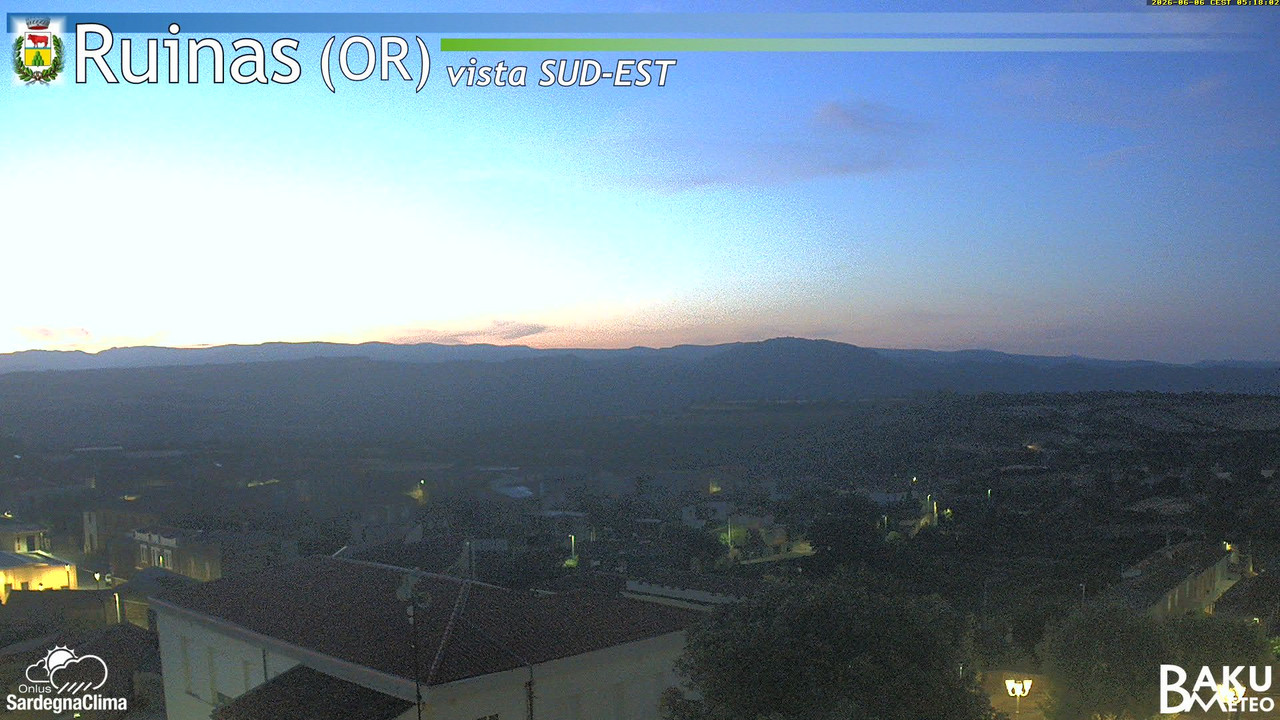 time-lapse frame, Ruinas SE webcam