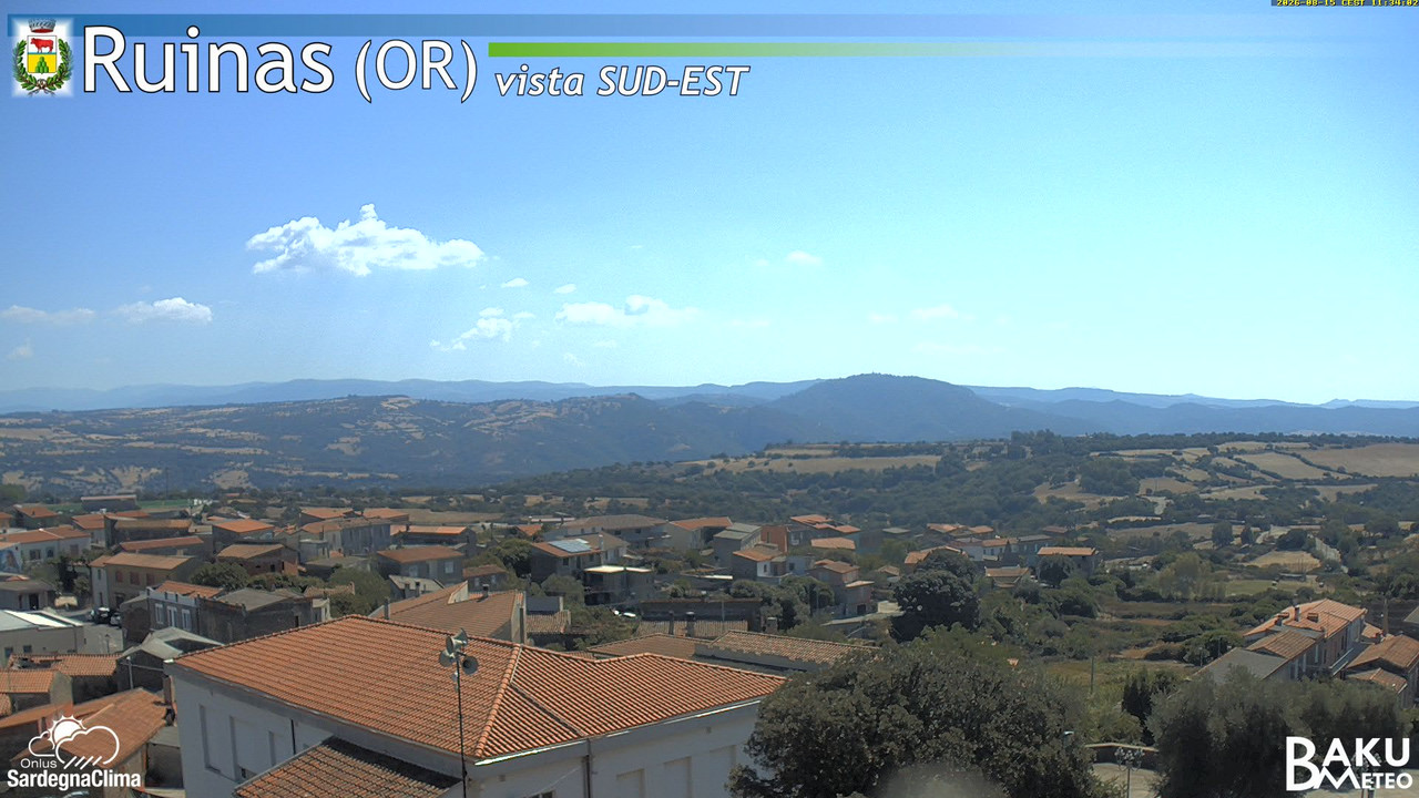 time-lapse frame, Ruinas SE webcam