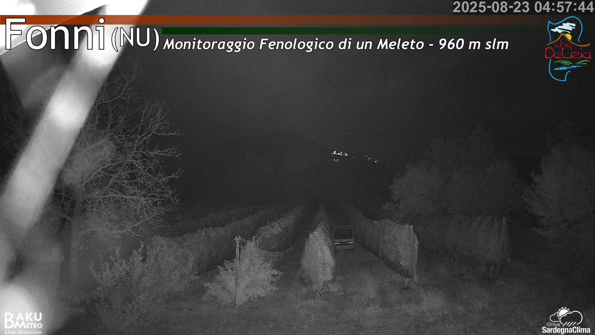 time-lapse frame, Fonni Meleto webcam