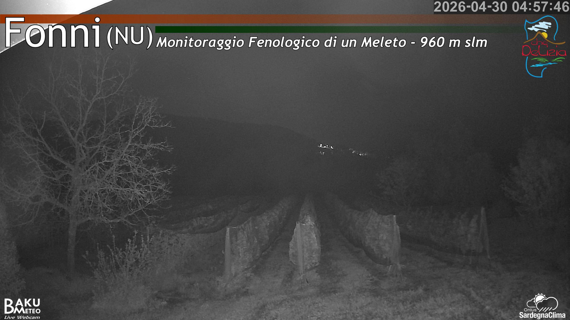 time-lapse frame, Fonni Meleto webcam