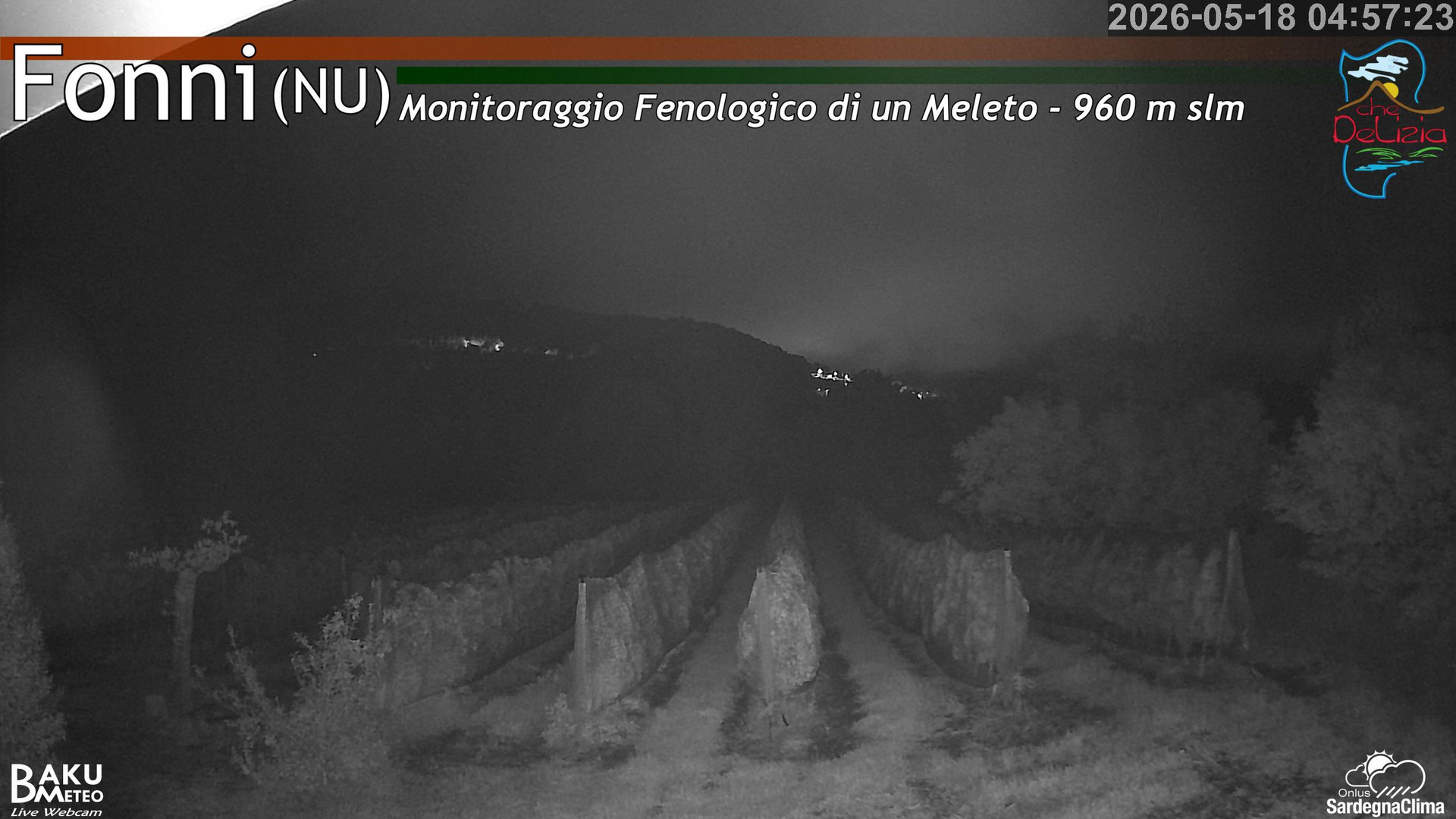 time-lapse frame, Fonni Meleto webcam