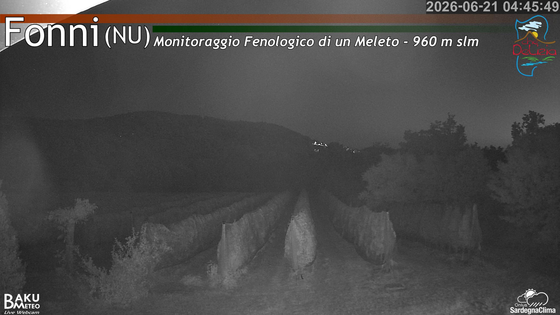 time-lapse frame, Fonni Meleto webcam