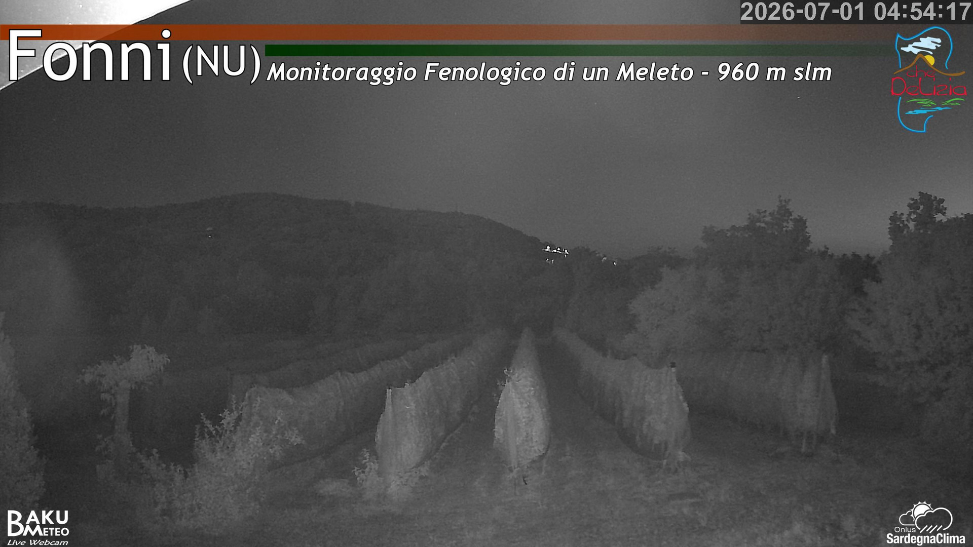 time-lapse frame, Fonni Meleto webcam