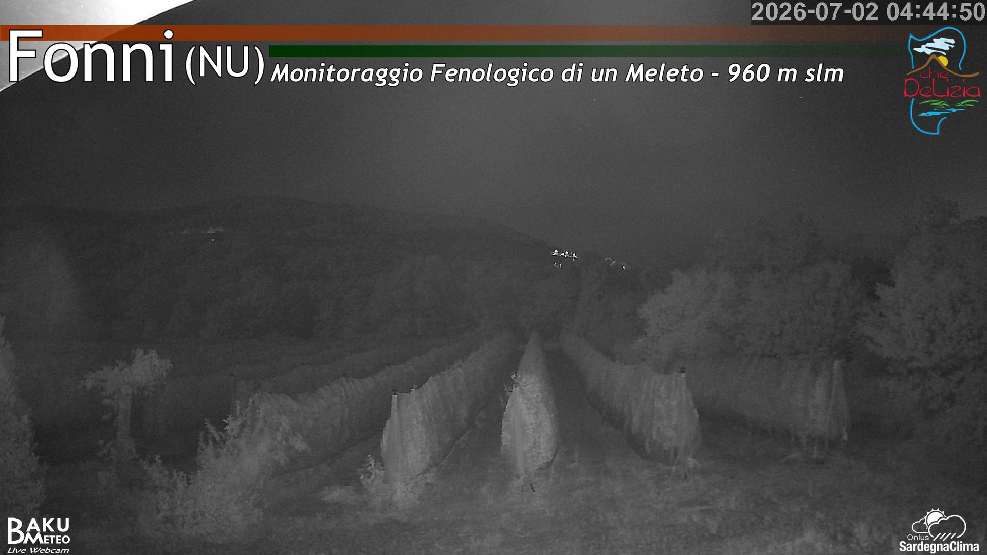 time-lapse frame, Fonni Meleto webcam