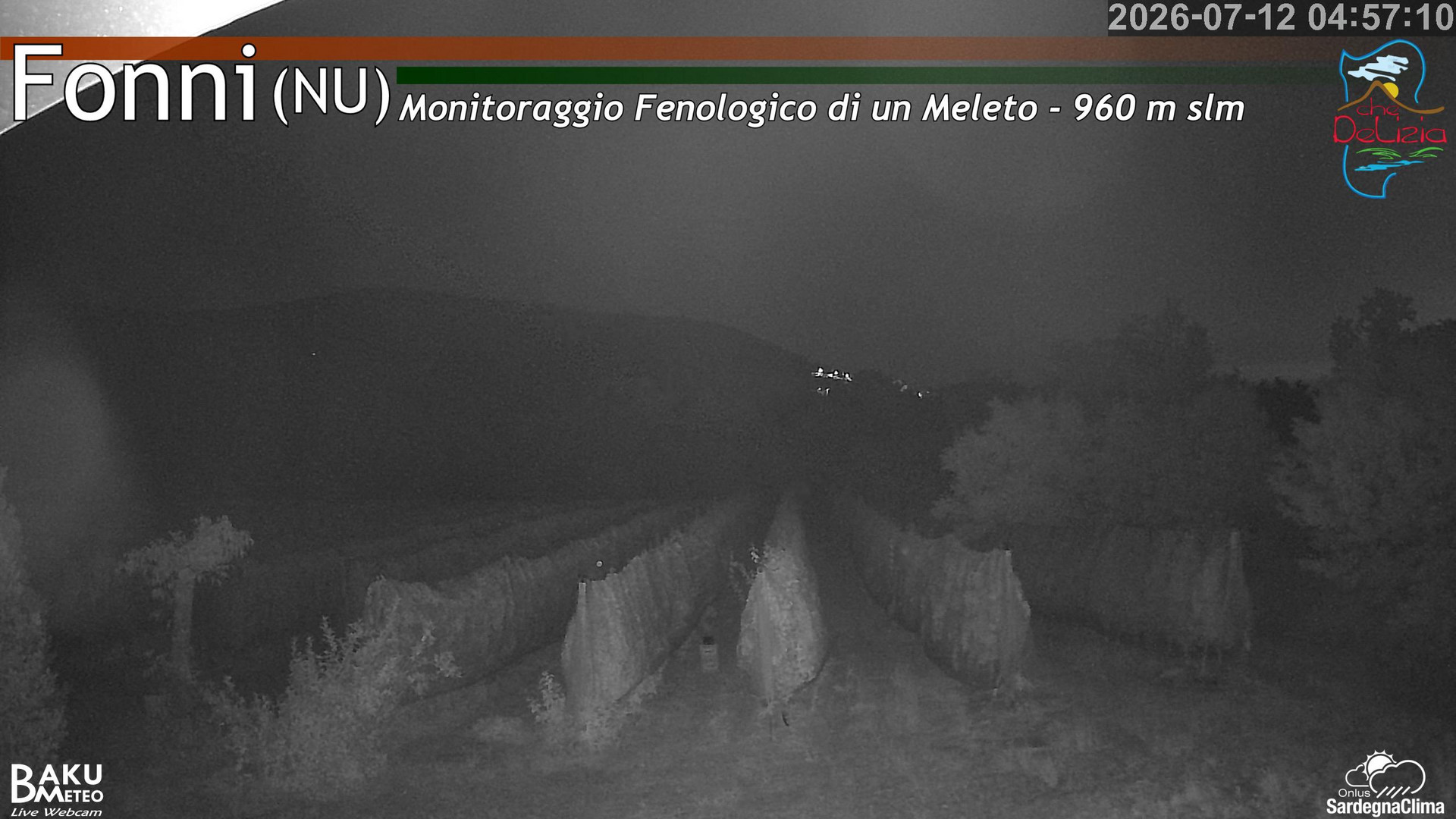 time-lapse frame, Fonni Meleto webcam