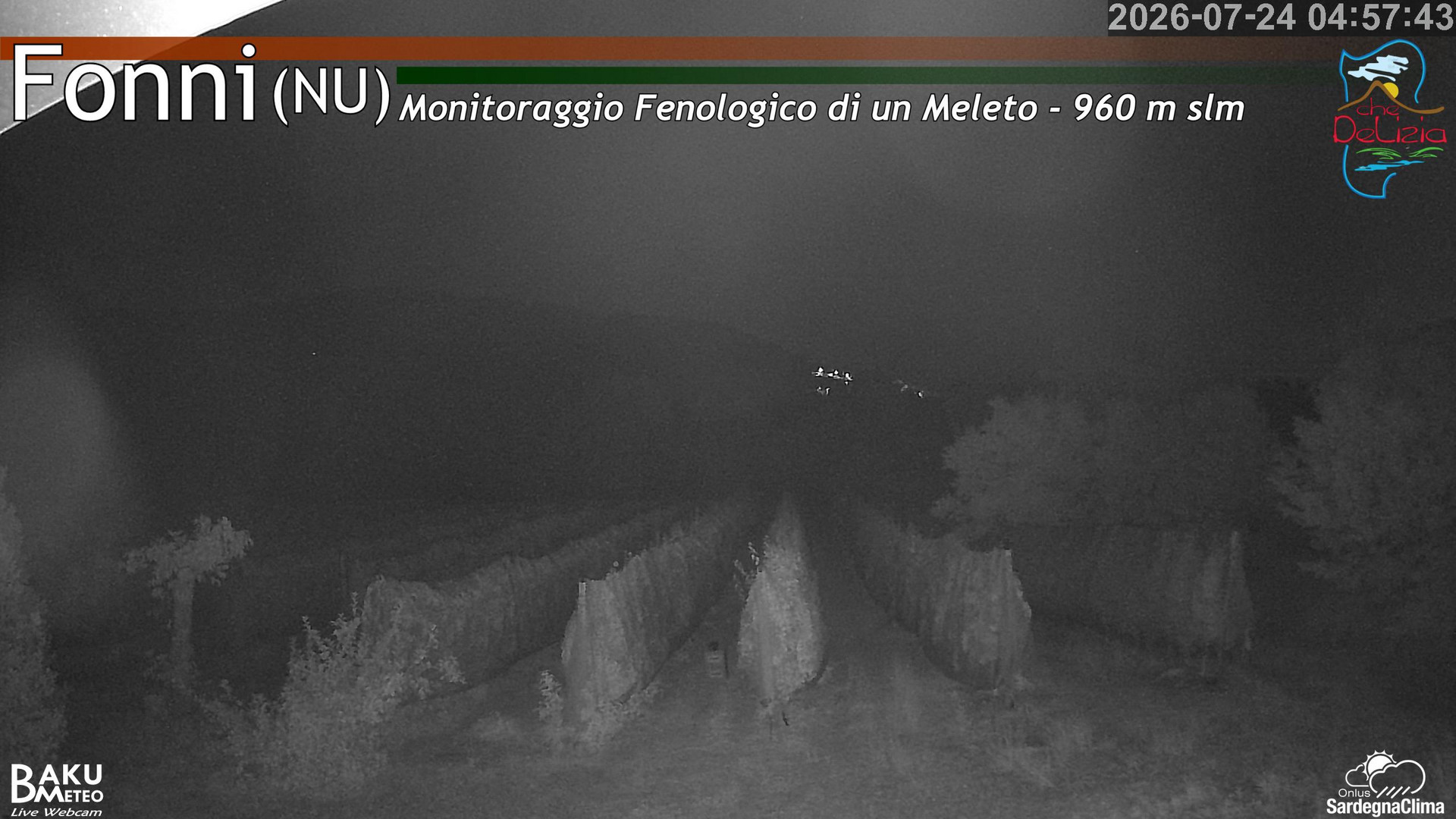 time-lapse frame, Fonni Meleto webcam
