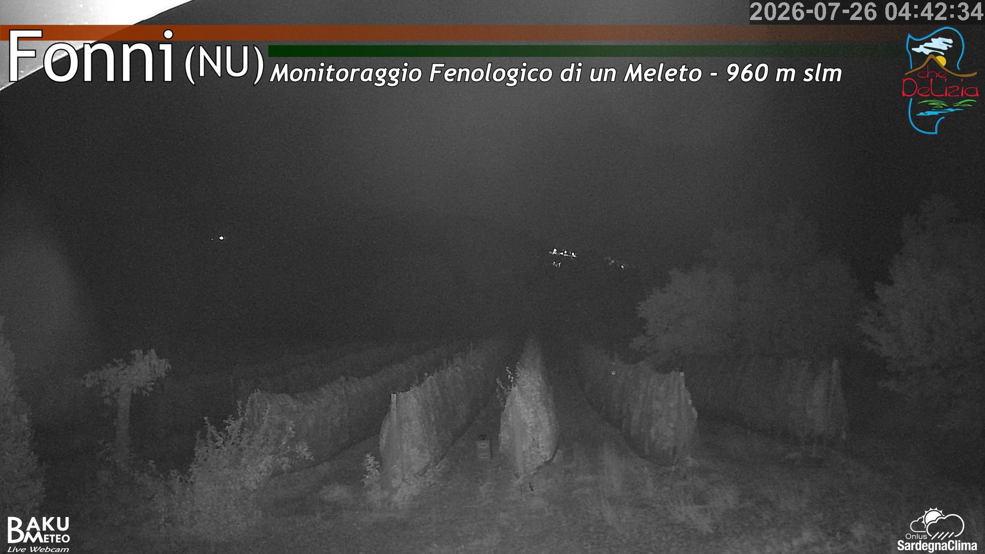 time-lapse frame, Fonni Meleto webcam