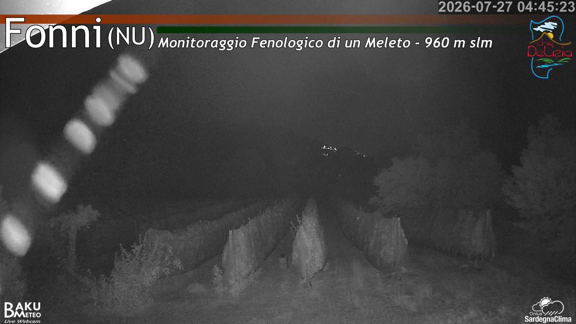 time-lapse frame, Fonni Meleto webcam