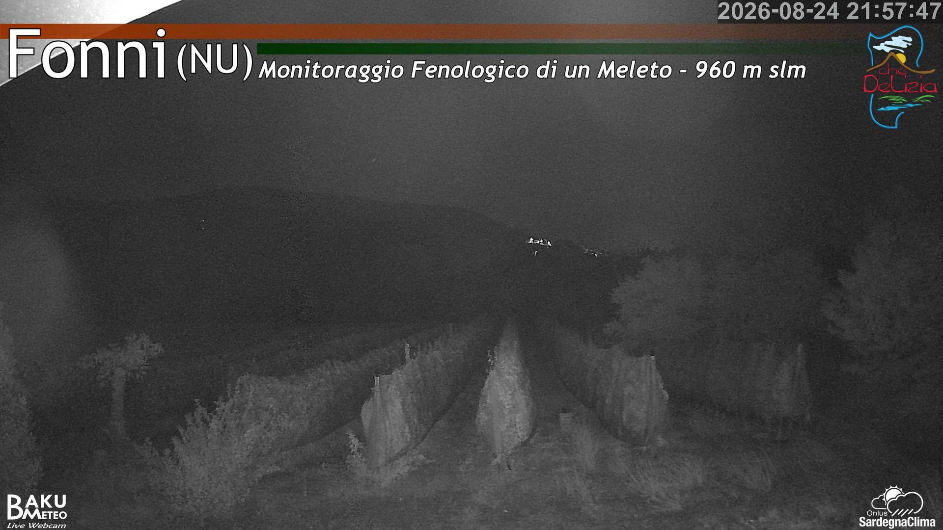 time-lapse frame, Fonni Meleto webcam