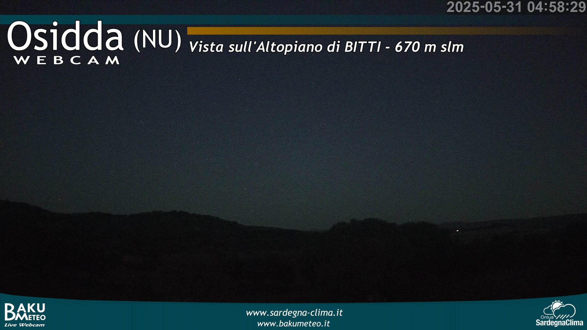 time-lapse frame, Osidda webcam