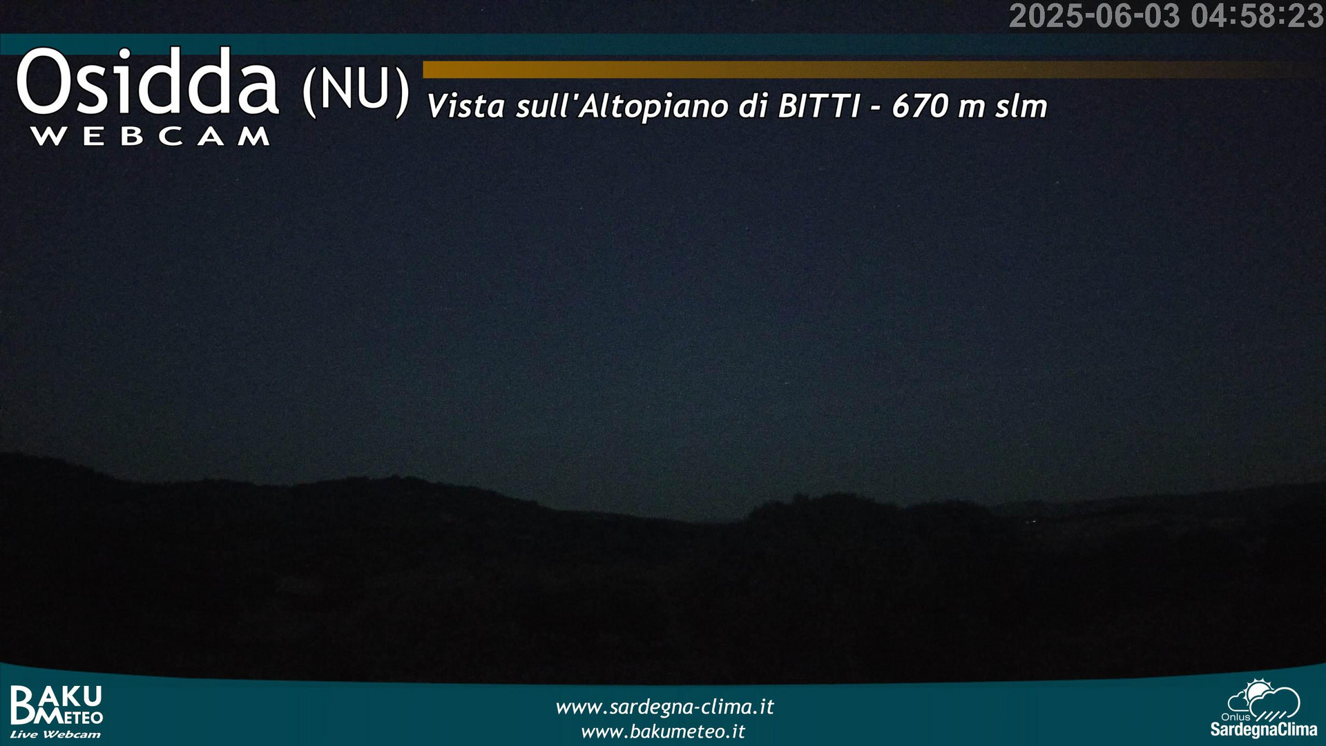 time-lapse frame, Osidda webcam