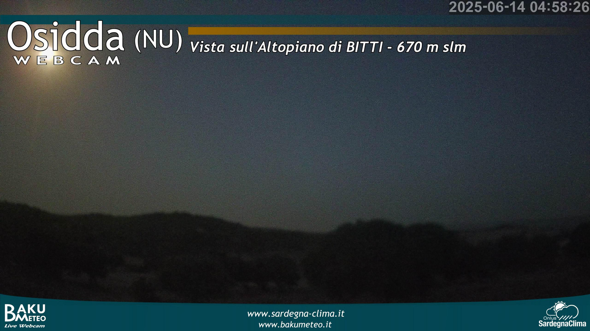 time-lapse frame, Osidda webcam