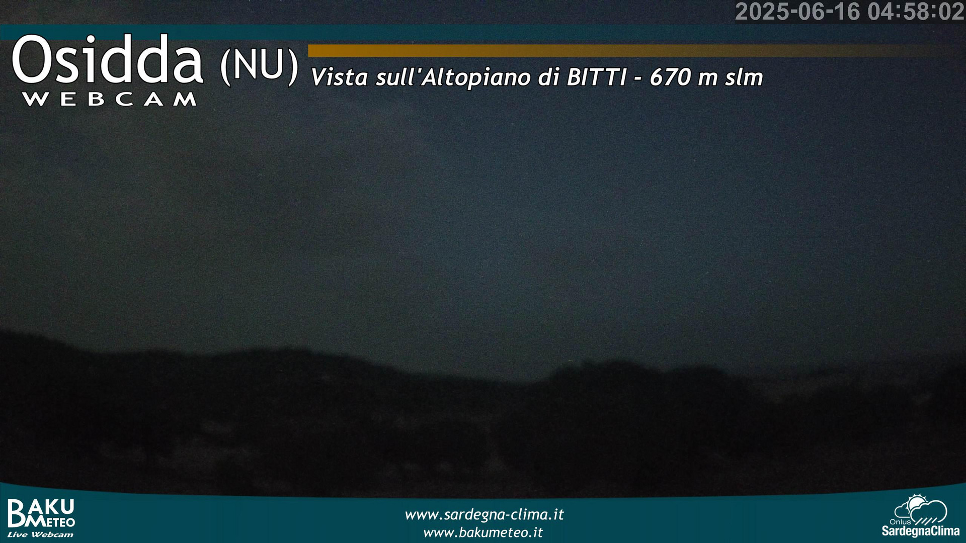 time-lapse frame, Osidda webcam