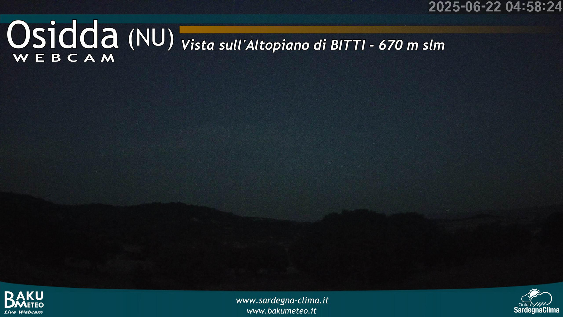time-lapse frame, Osidda webcam
