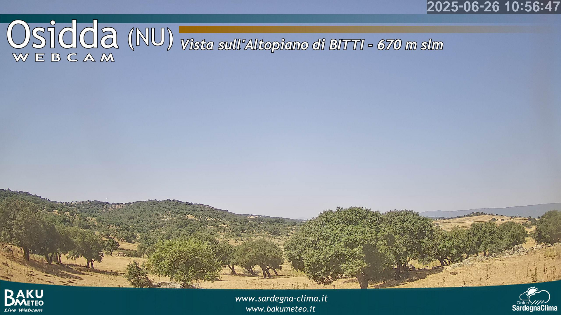time-lapse frame, Osidda webcam