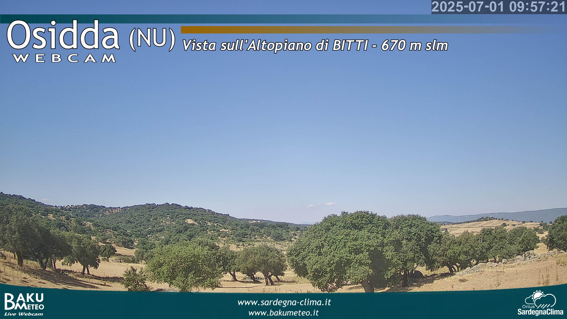 time-lapse frame, Osidda webcam