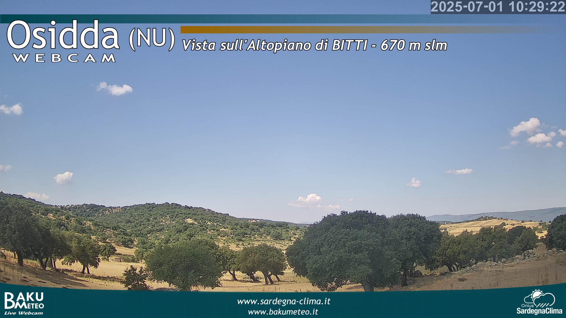 time-lapse frame, Osidda webcam