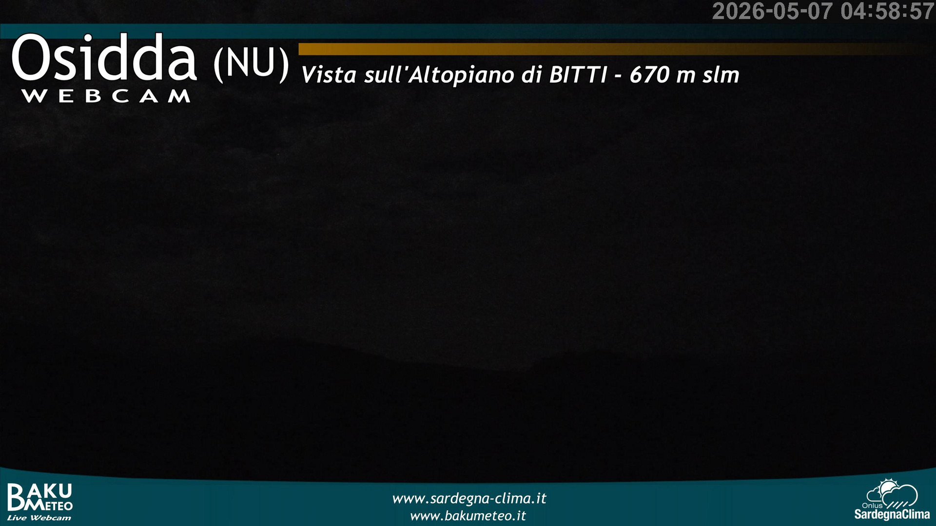 time-lapse frame, Osidda webcam