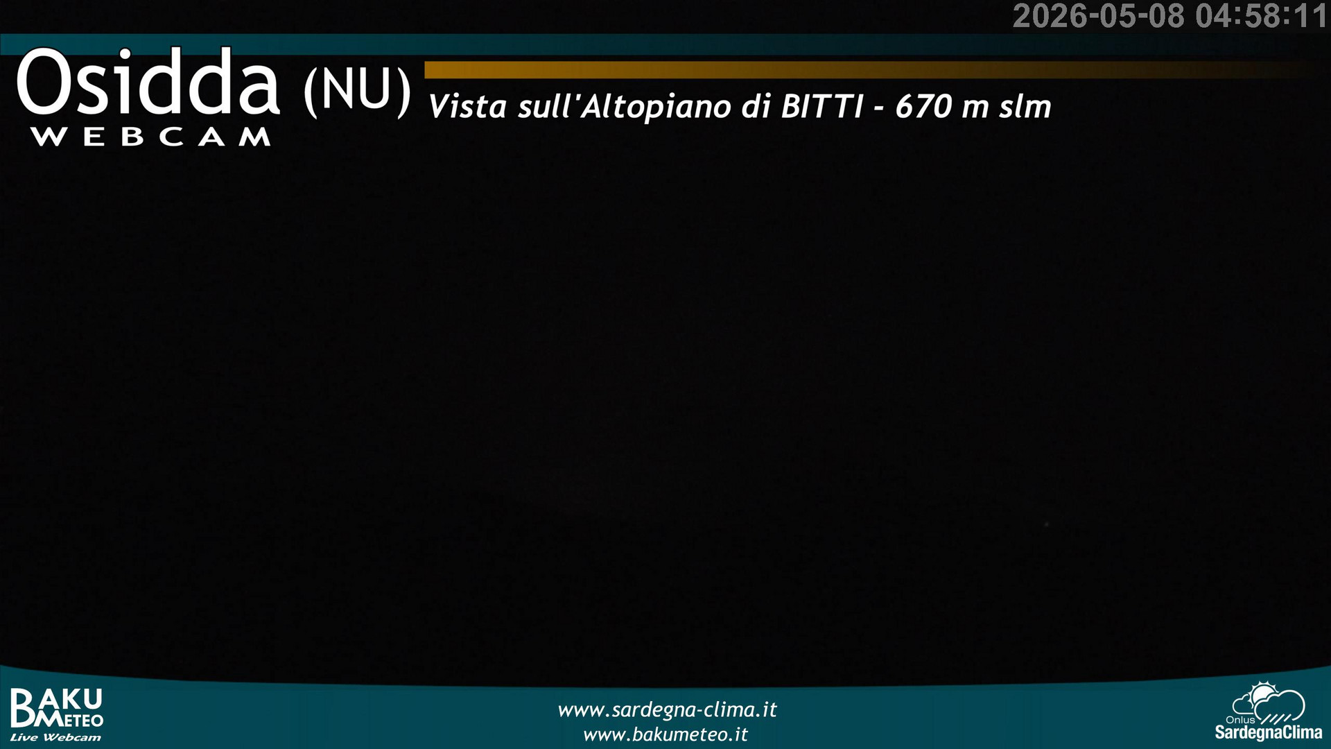 time-lapse frame, Osidda webcam
