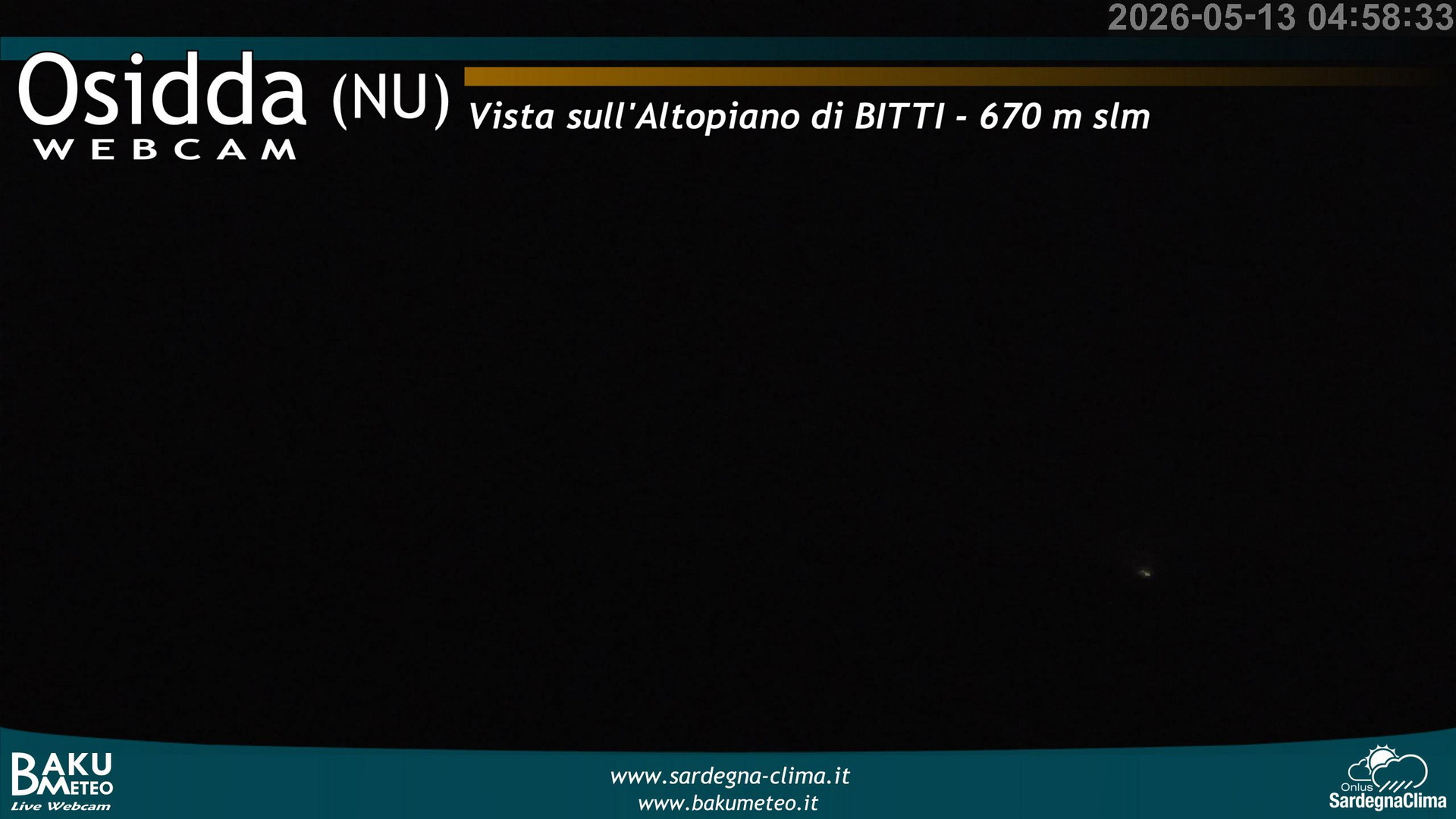 time-lapse frame, Osidda webcam