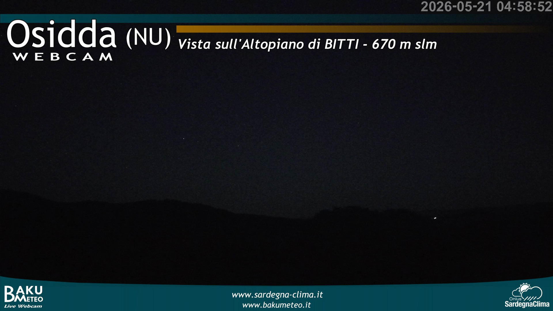time-lapse frame, Osidda webcam