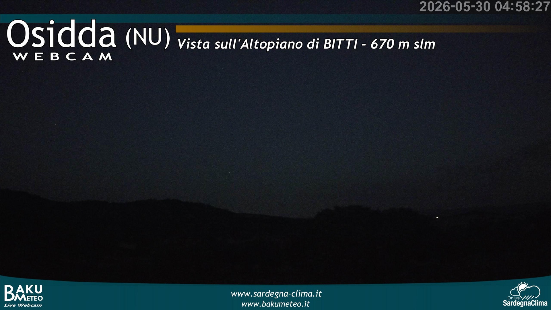 time-lapse frame, Osidda webcam