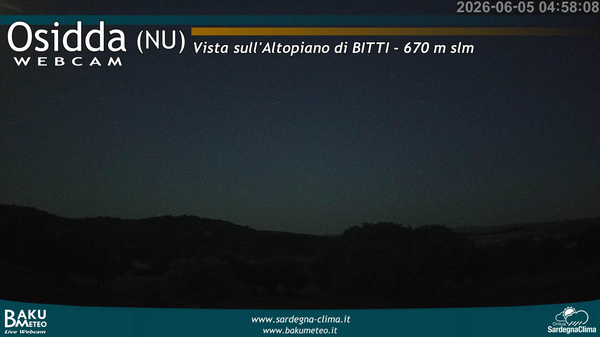 time-lapse frame, Osidda webcam
