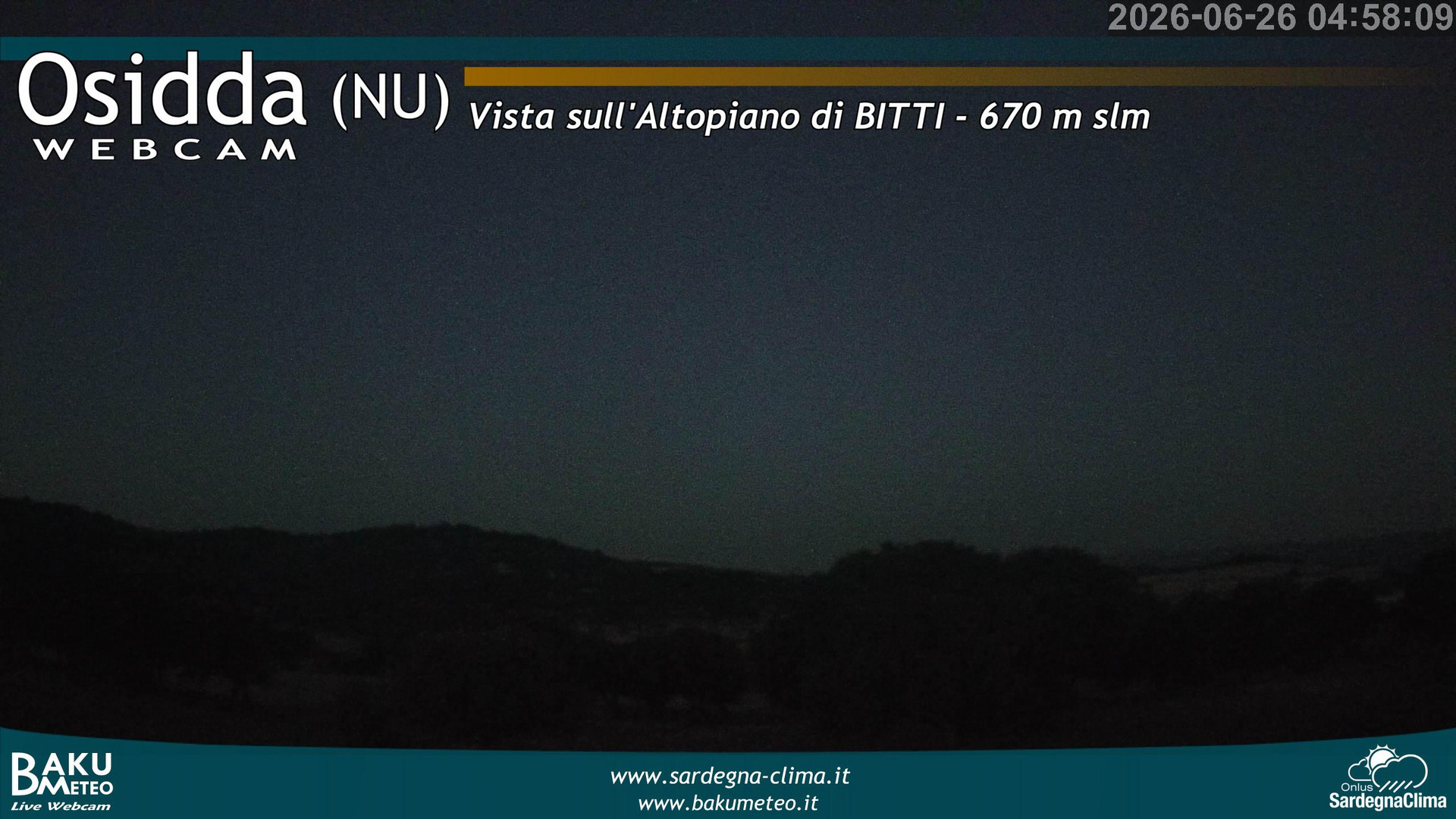 time-lapse frame, Osidda webcam