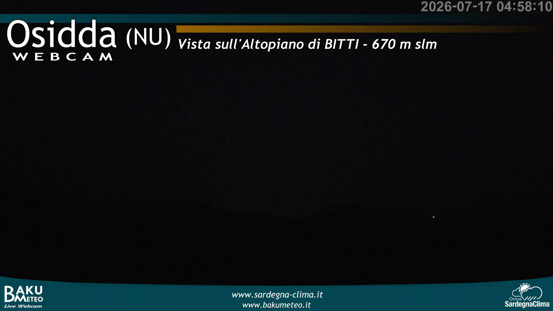 time-lapse frame, Osidda webcam