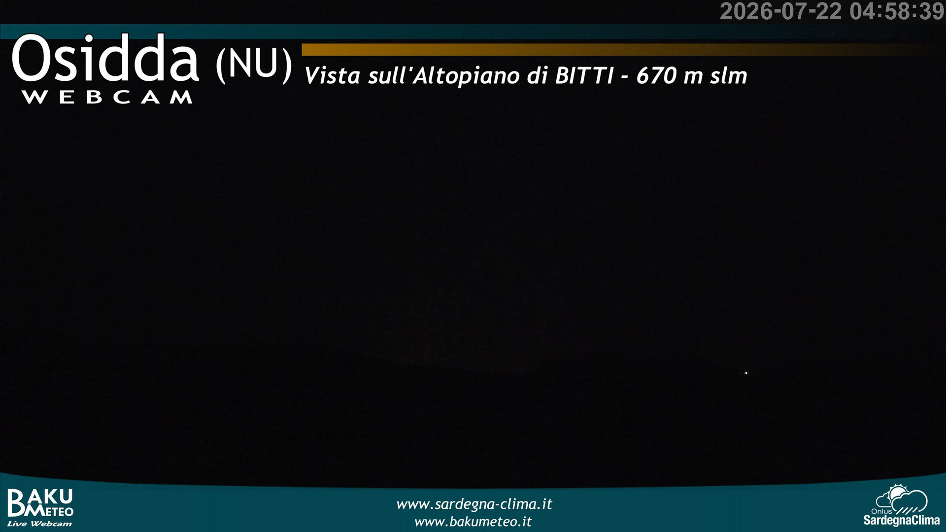 time-lapse frame, Osidda webcam