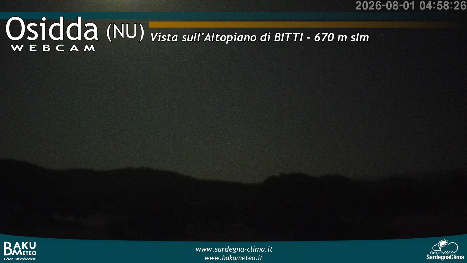time-lapse frame, Osidda webcam