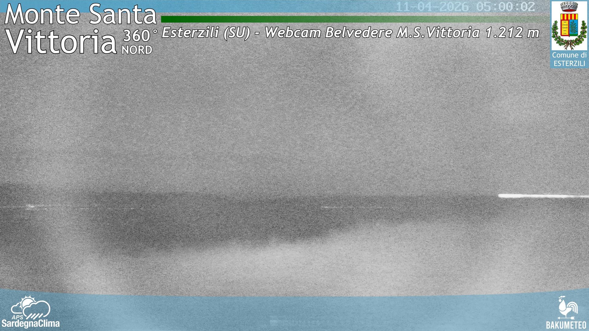 time-lapse frame, Monte Santa Vittoria Nord webcam