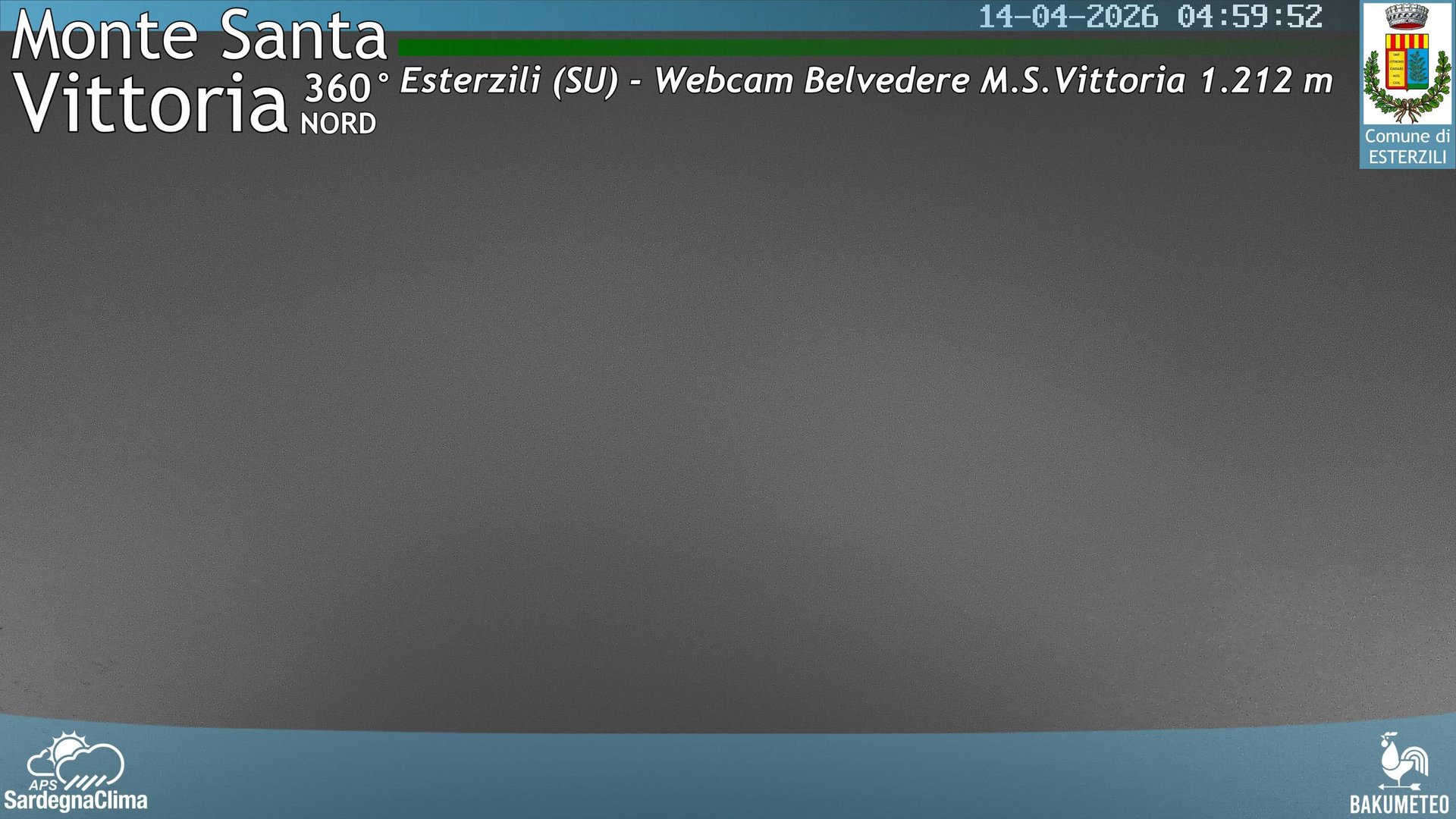 time-lapse frame, Monte Santa Vittoria Nord webcam