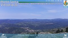 view from Monte Santa Vittoria Nord on 2026-04-22