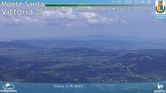 view from Monte Santa Vittoria Nord on 2026-05-01
