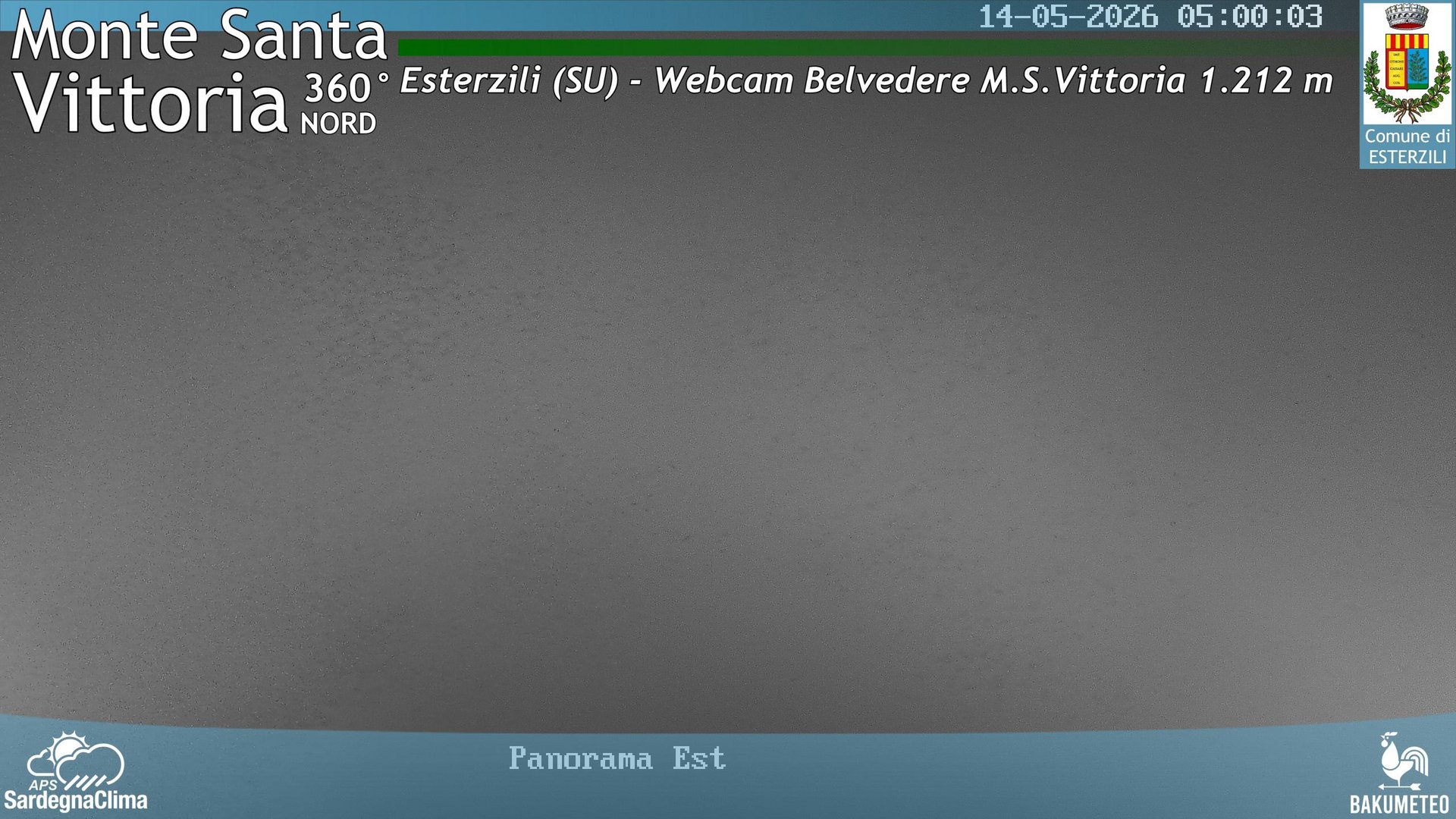 time-lapse frame, Monte Santa Vittoria Nord webcam