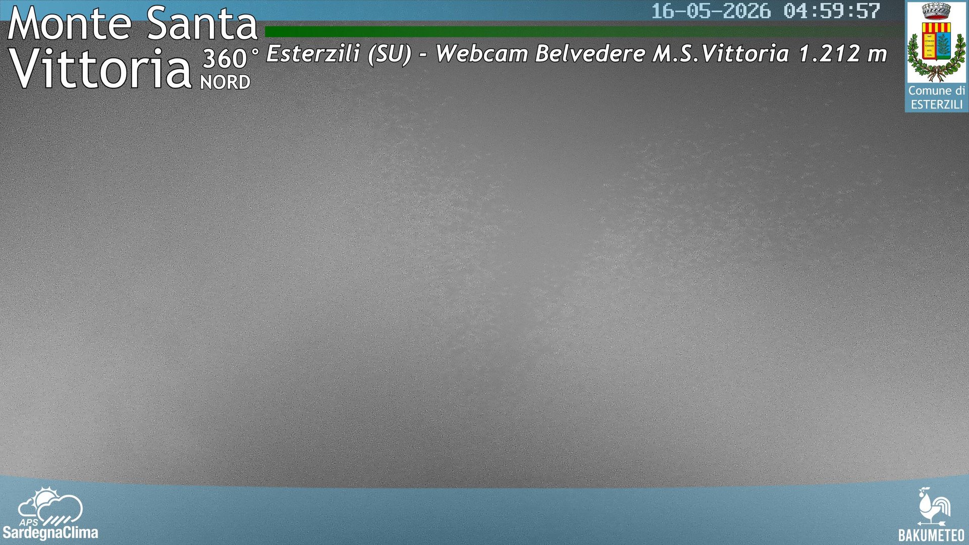 time-lapse frame, Monte Santa Vittoria Nord webcam