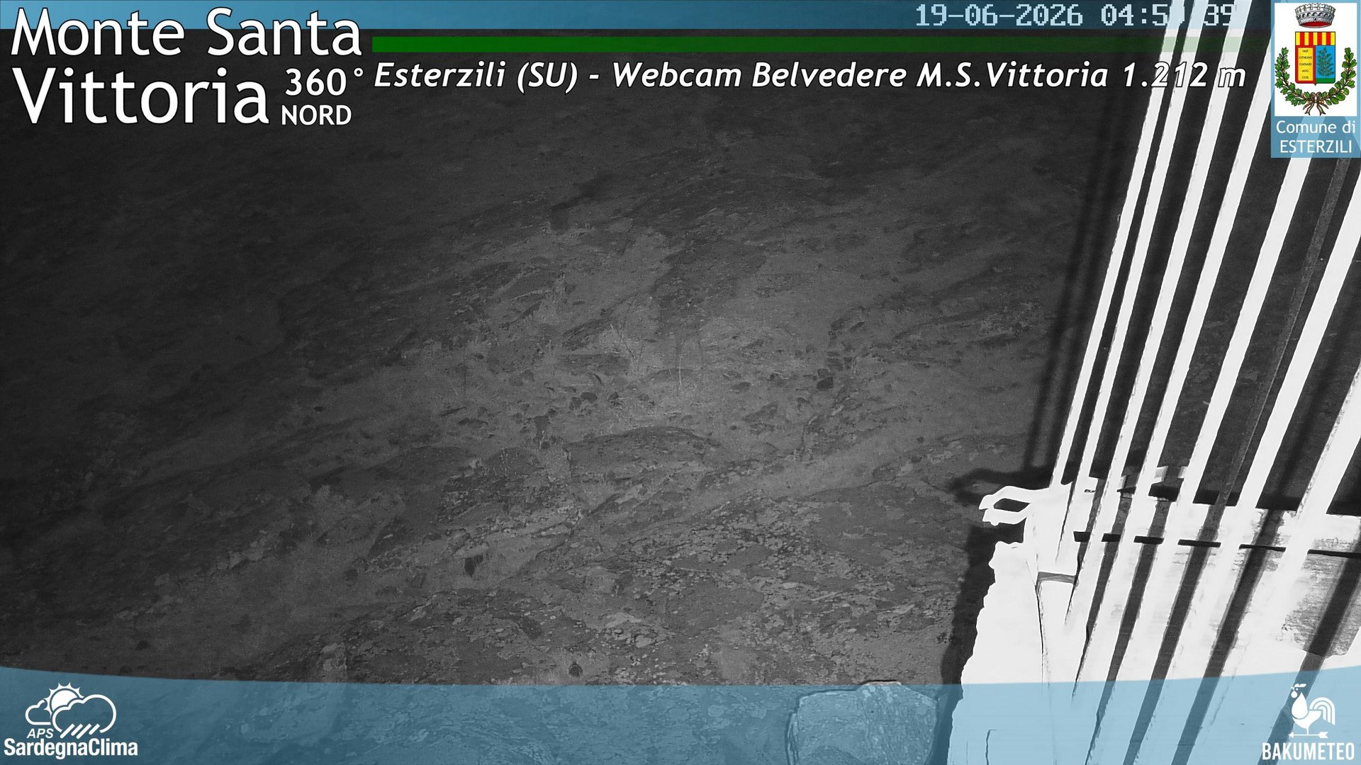 time-lapse frame, Monte Santa Vittoria Nord webcam