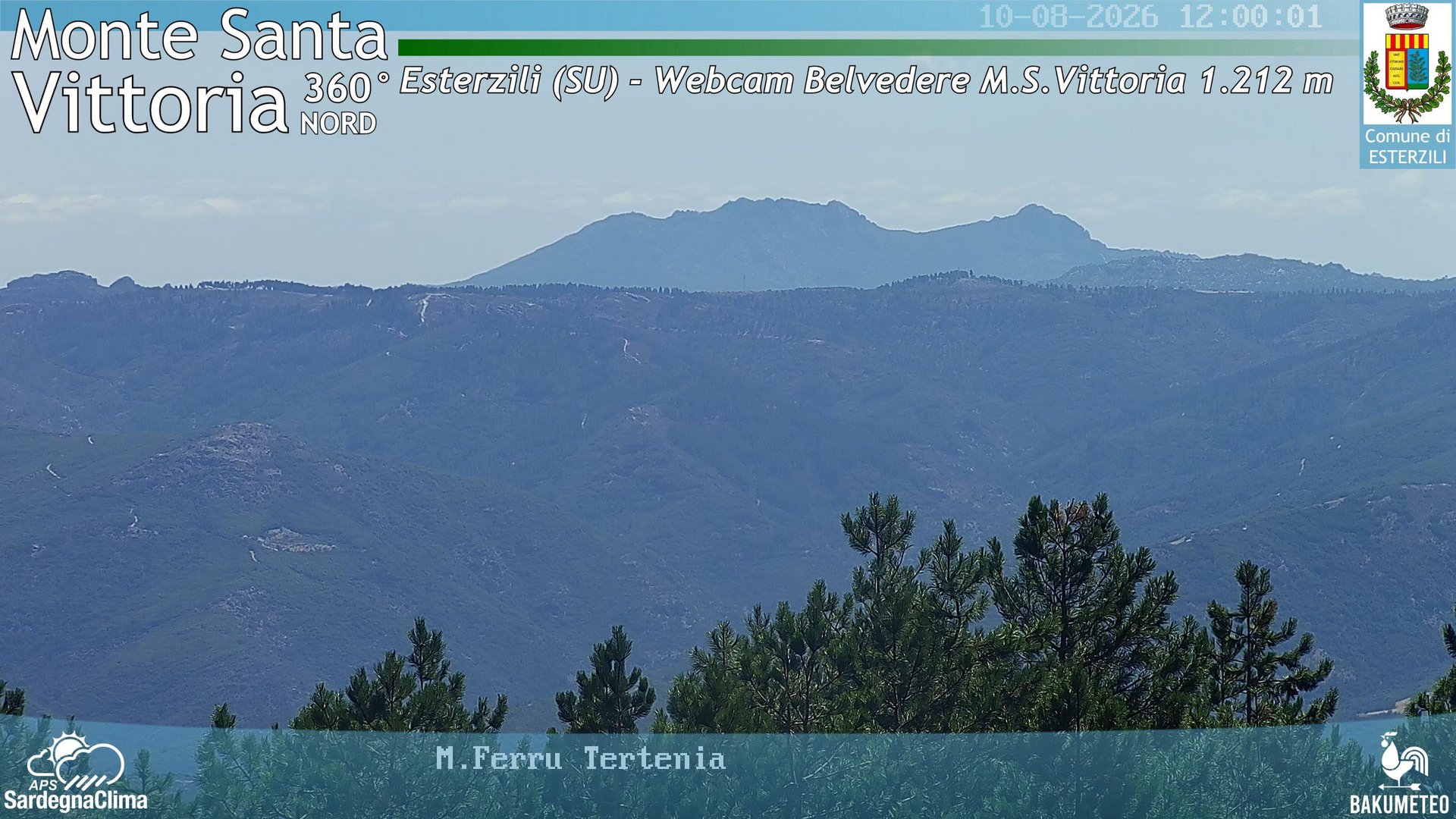 view from Monte Santa Vittoria Nord on 2026-08-10