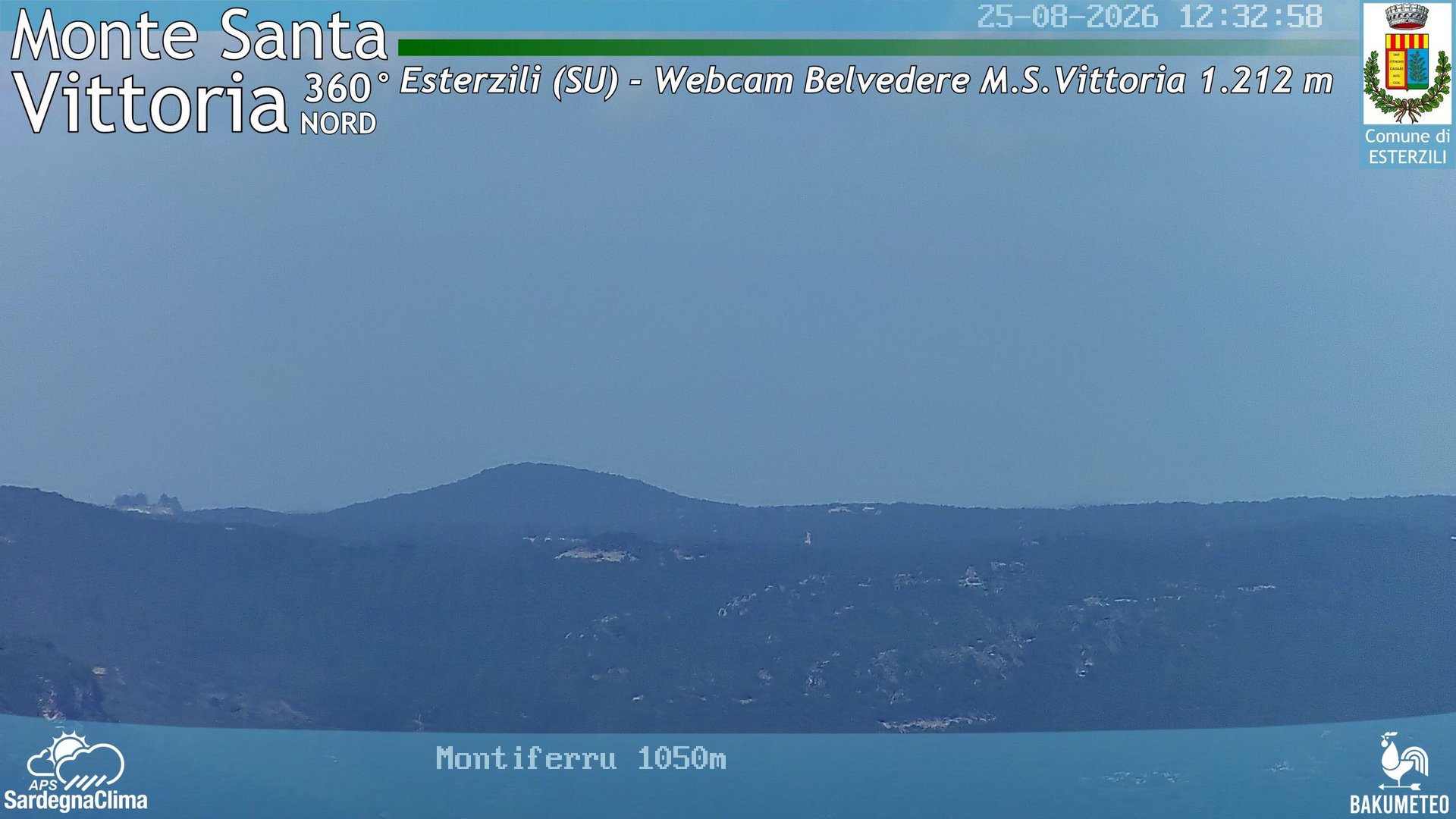 view from Monte Santa Vittoria Nord on 2026-08-25