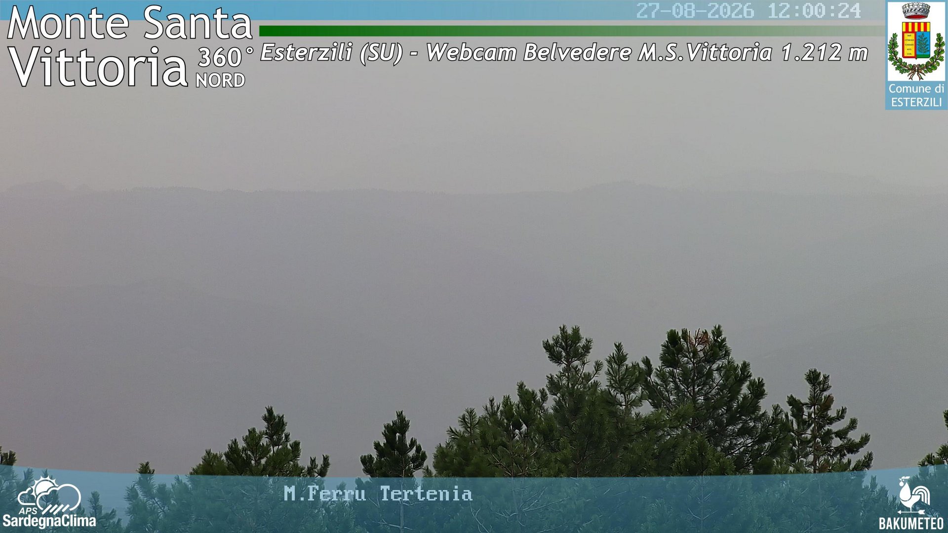 view from Monte Santa Vittoria Nord on 2026-08-27