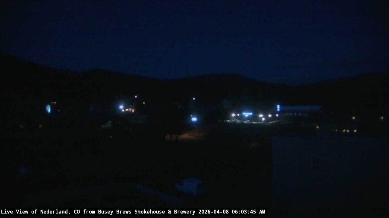 time-lapse frame, Busey Brews Nederland daily time lapse webcam