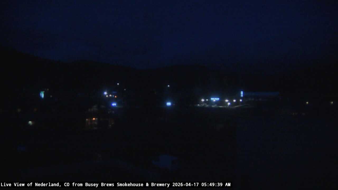 time-lapse frame, Busey Brews Nederland daily time lapse webcam