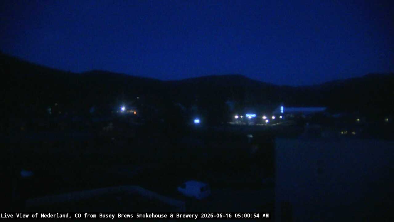 time-lapse frame, Busey Brews Nederland daily time lapse webcam