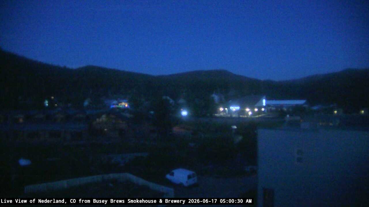 time-lapse frame, Busey Brews Nederland daily time lapse webcam