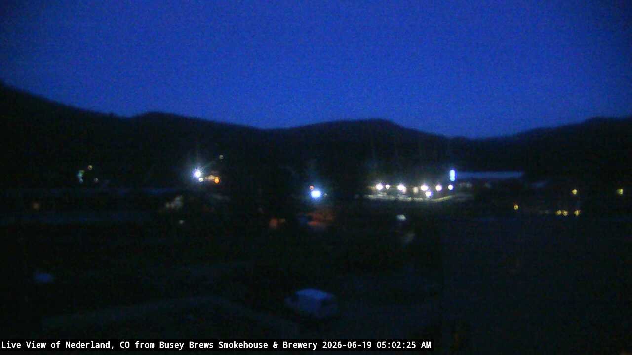 time-lapse frame, Busey Brews Nederland daily time lapse webcam