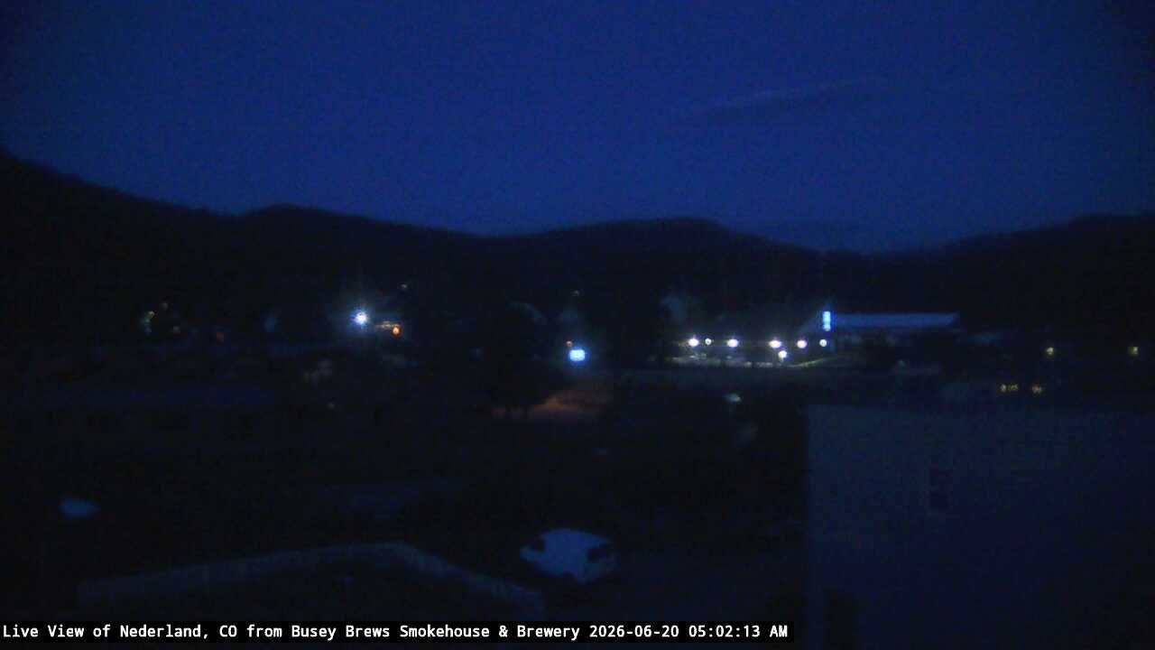 time-lapse frame, Busey Brews Nederland daily time lapse webcam