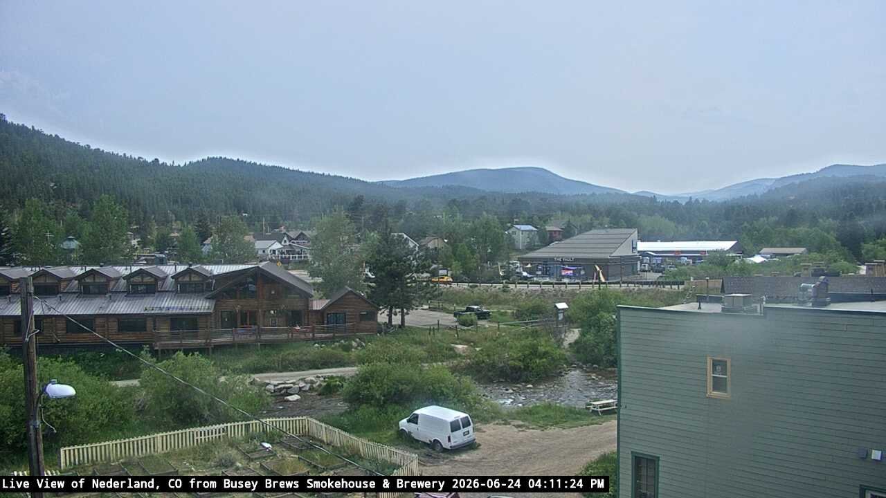 time-lapse frame, Busey Brews Nederland daily time lapse webcam