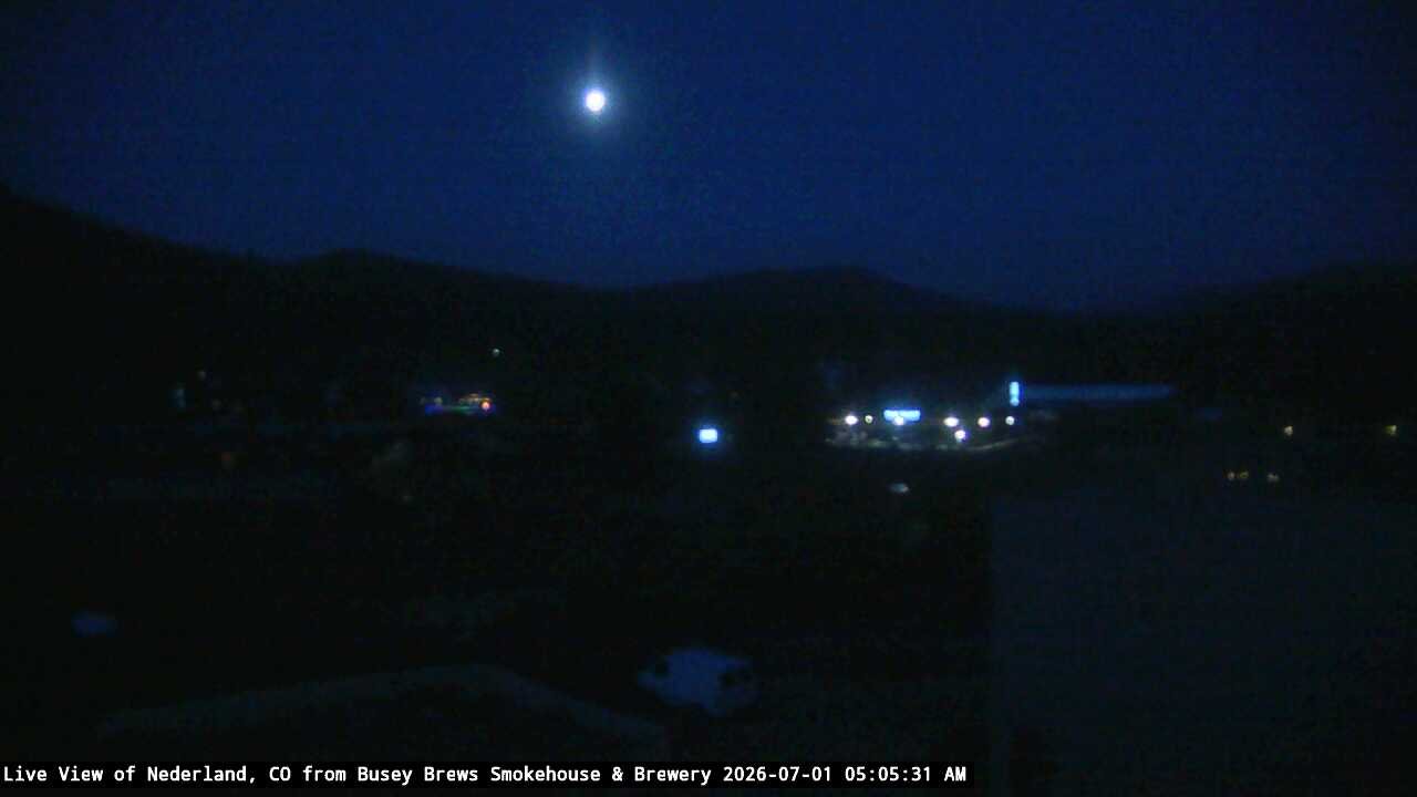 time-lapse frame, Busey Brews Nederland daily time lapse webcam